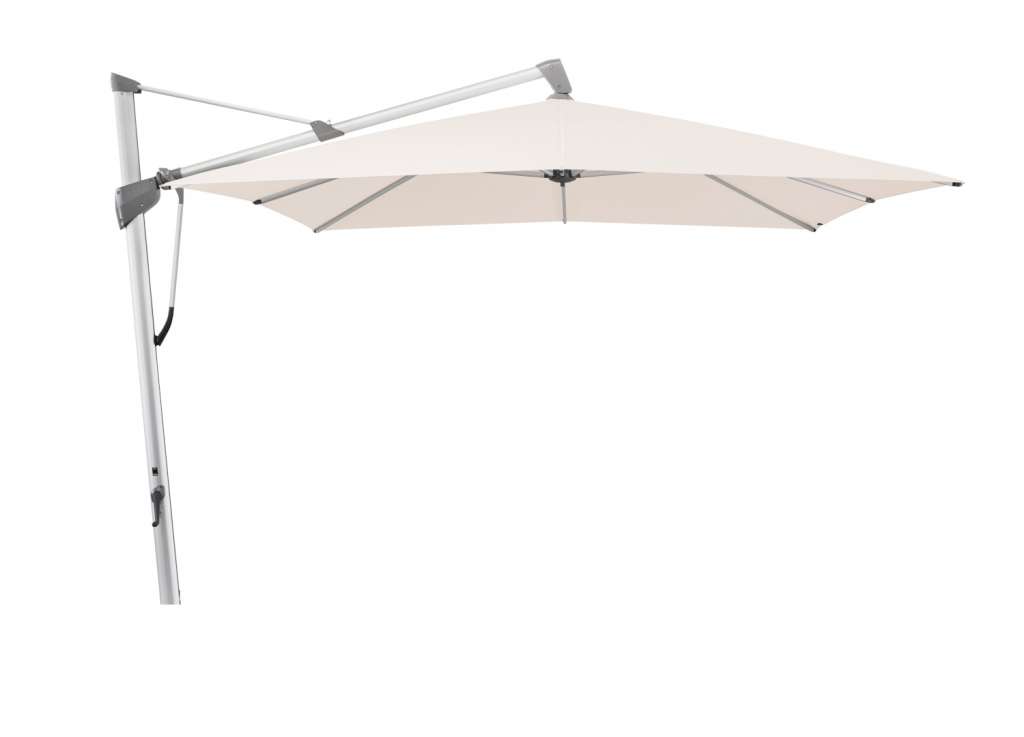 Glatz - Sombrano S+ Sonnenschirm quadratisch - vanilla - 350x350 - natureloxiert - outdoor