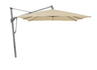 Glatz - Sombrano S+ Sonnenschirm quadratisch - cream - 350x350 - graphitgrau - outdoor