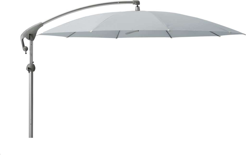 Glatz - Pendalex P+ Sonnenschirm rund - chrome - 325 - graphitgrau - outdoor