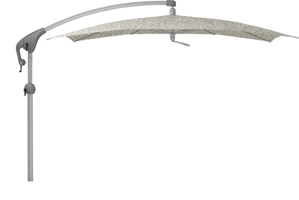 Glatz - Pendalex P+ Sonnenschirm rechteckig - clay - graphitgrau - outdoor