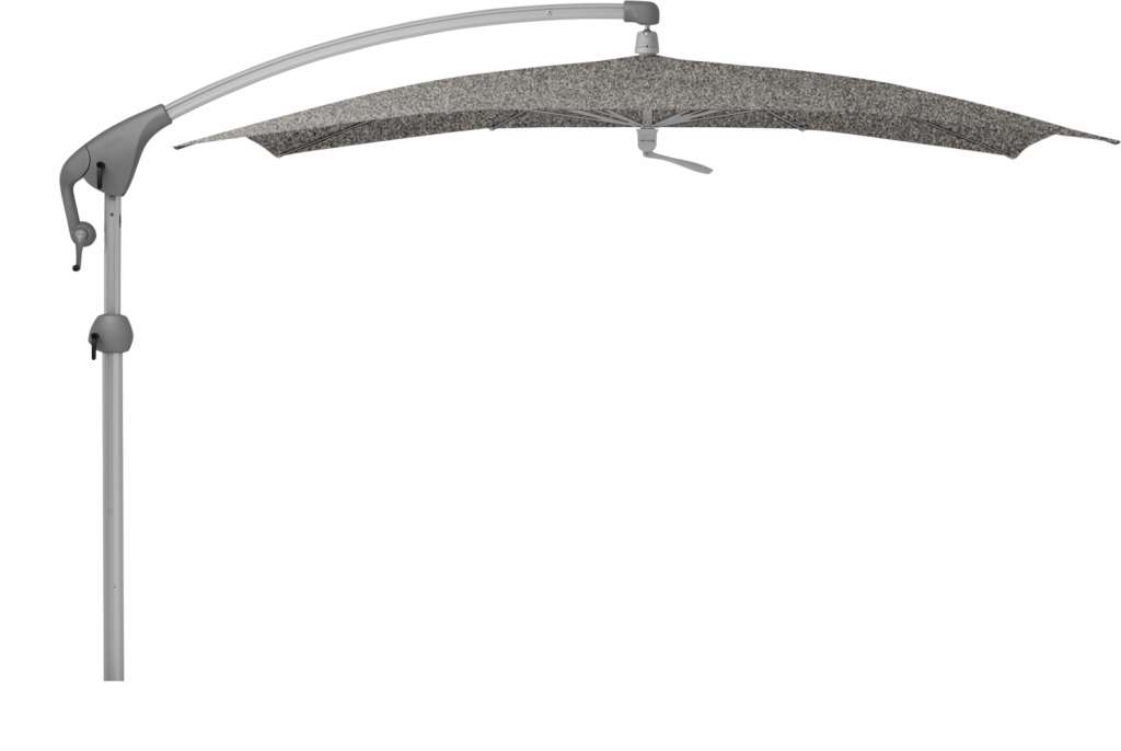 Glatz - Pendalex P+ Sonnenschirm rechteckig - platinum - graphitgrau - outdoor