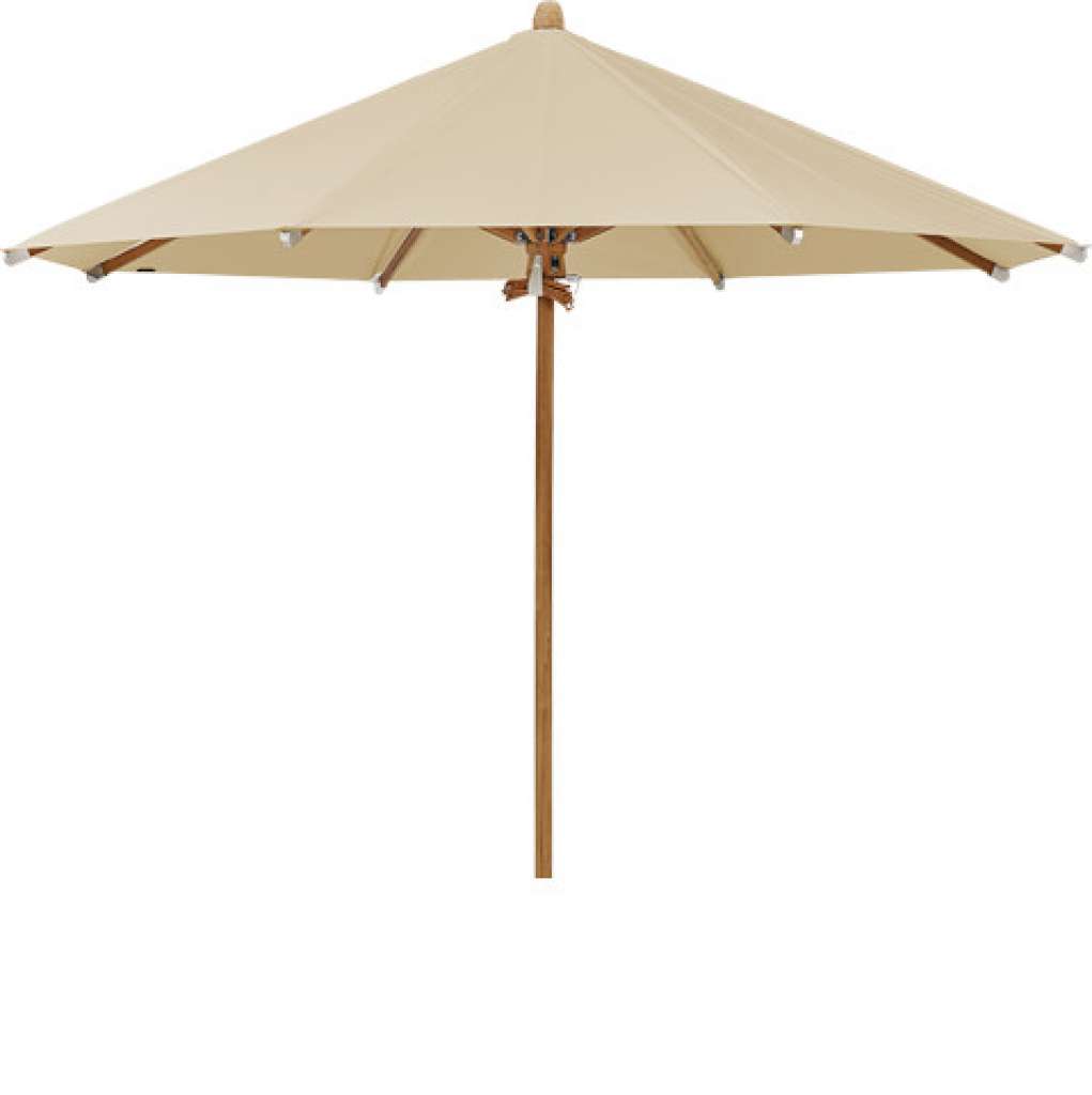 Glatz - Teakwood Sonnenschirm - cream - Ø 300 - outdoor