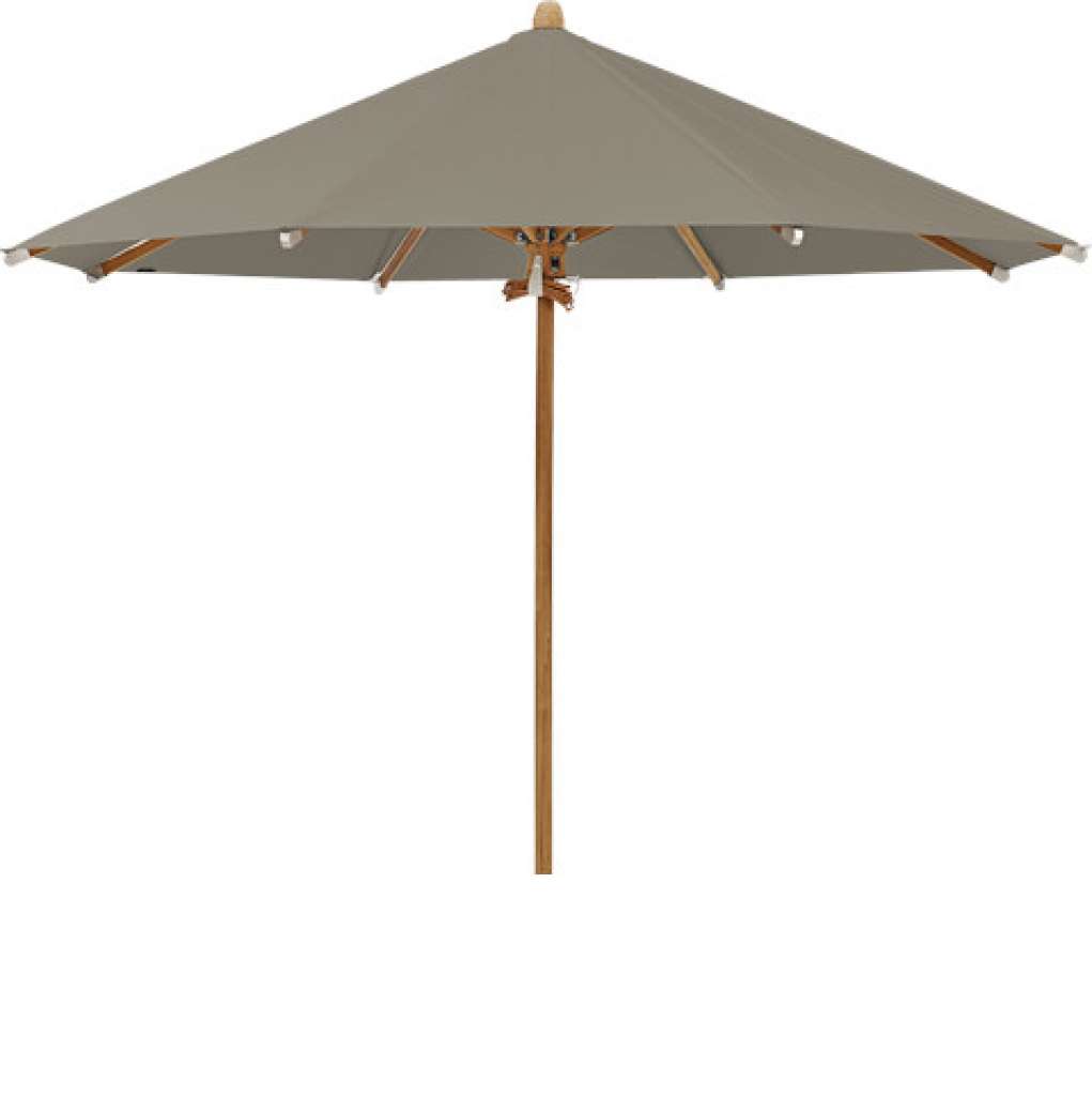 Glatz - Teakwood Sonnenschirm - taupe - Ø 300 - outdoor