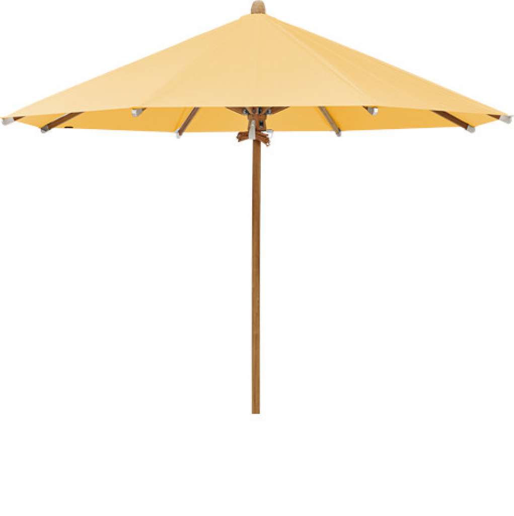 Glatz - Teakwood Sonnenschirm - straw - Ø 350 - outdoor