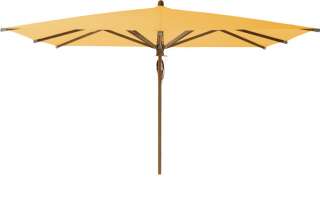 Glatz - Teakwood Sonnenschirm eckig - straw - outdoor