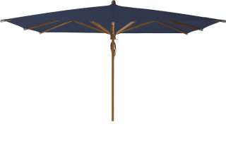 Glatz - Teakwood Sonnenschirm eckig - navy - outdoor