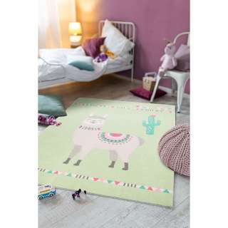 home24 Kinderteppich Lama Lulu I