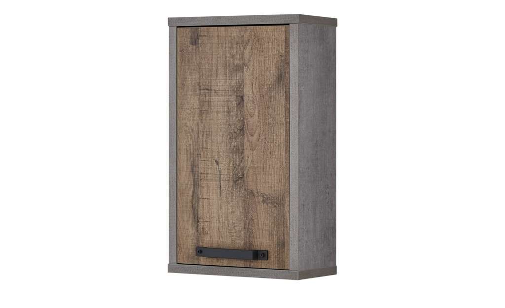 Wandschrank  Luganer See ¦ holzfarben Schränke > Badschränke > Bad-Hochschränke - Höffner