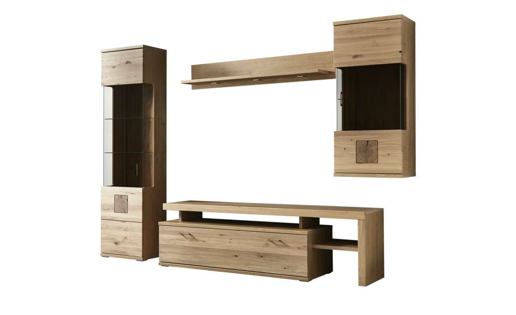 Woodford Wohnkombination  Ken ¦ holzfarben Wohnwände - Höffner