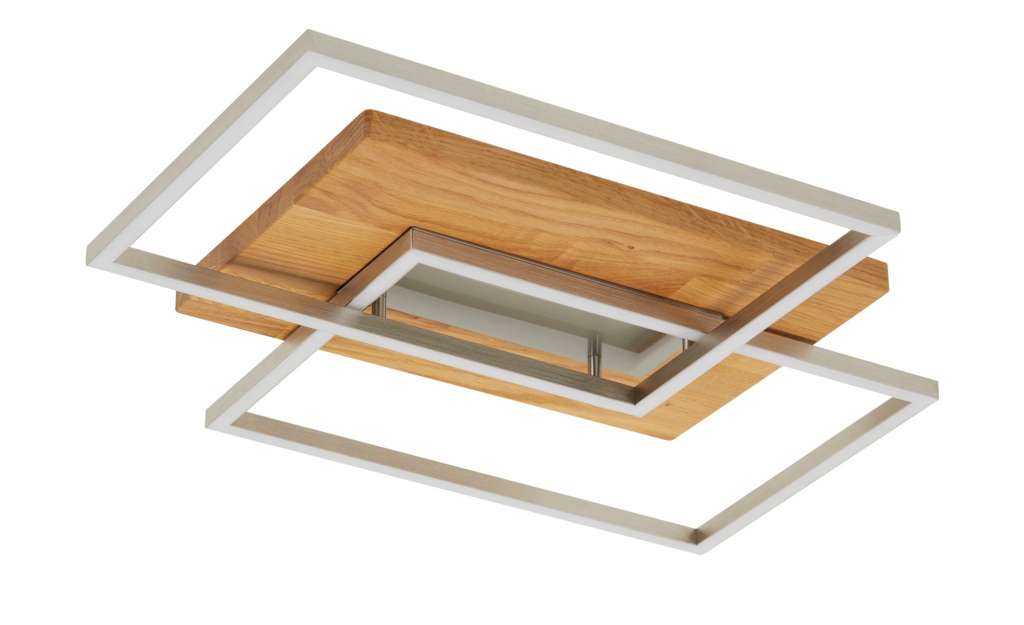 LED-Deckenleuchte, 2-flammig, Eiche natur ¦ holzfarben Lampen & Leuchten > Innenleuchten > Deckenleuchten - Höffner