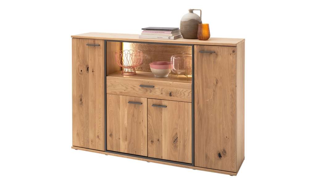 Woodford Highboard  Sania ¦ holzfarben Kommoden & Sideboards > Highboards - Höffner