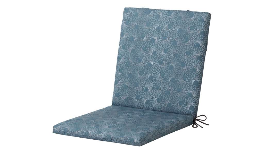 Schwienhorst Auflage  Bastia Blau ¦ blau ¦ Druckstoff Garten > Auflagen & Kissen > Niederlehner-Auflagen - Höffner
