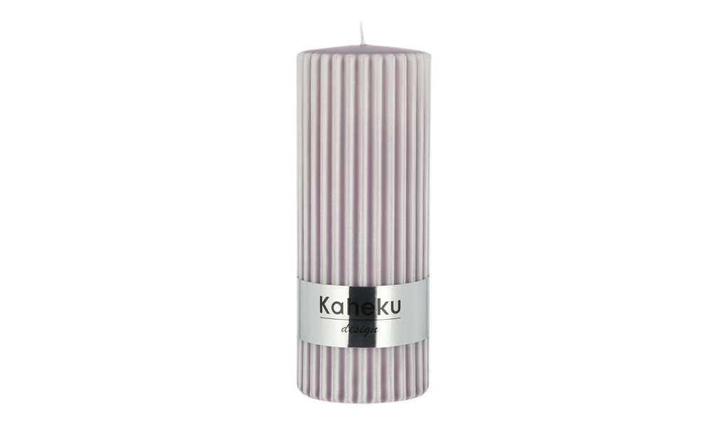 Zylinderkerze  Powder Rillen ¦ lila/violettØ: 5.8 Dekoration > Kerzen & Lichter - Höffner