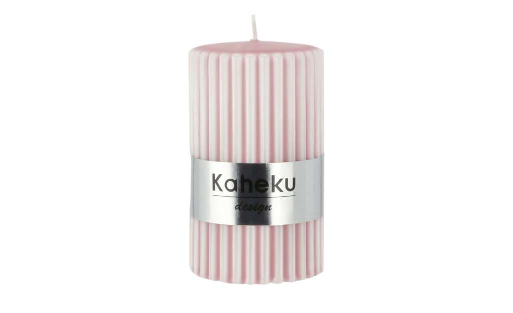 Zylinderkerze  Powder Rillen ¦ rosa/pinkØ: 5.8 Dekoration > Kerzen & Lichter - Höffner
