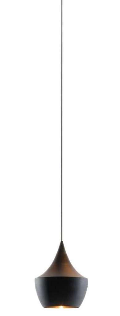 Tom Dixon - Beat Hängeleuchte Fat - schwarz - indoor