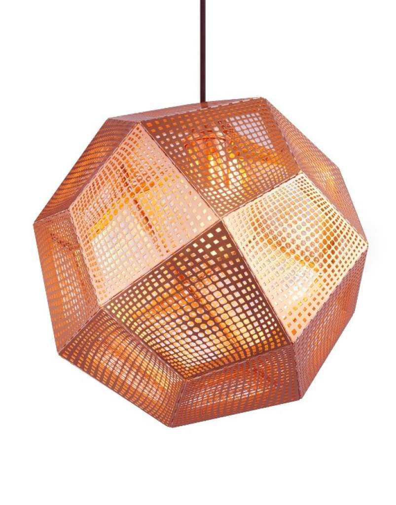 Tom Dixon - Etch Pendant Hängeleuchte - kupfer - indoor