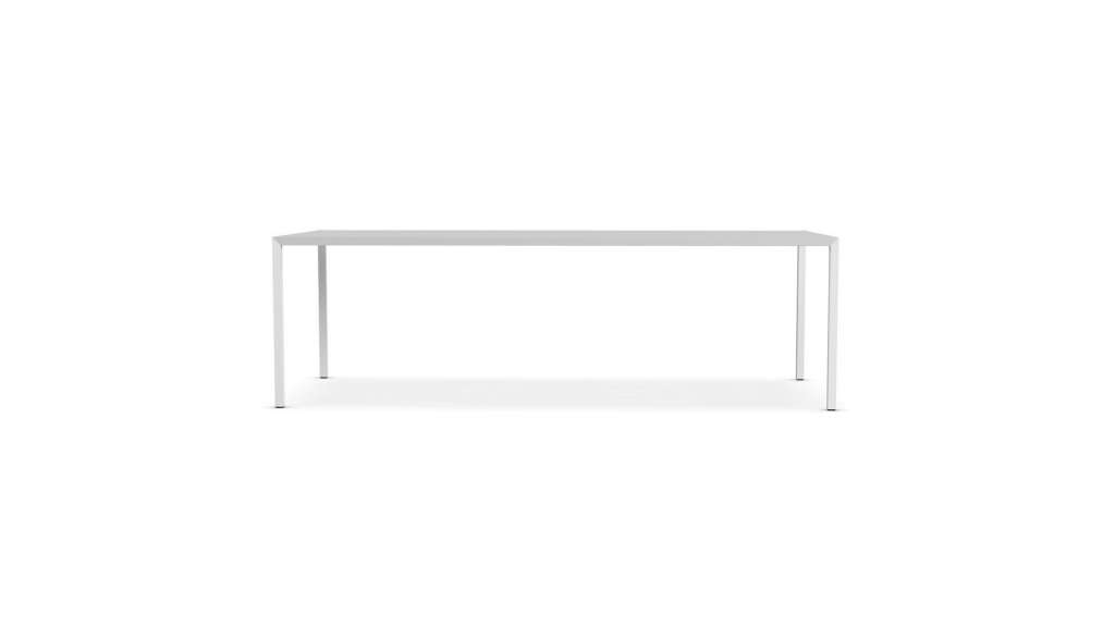 MDF Italia - Tenese Outdoor Tisch - matt weiß - 90 x 180 cm - indoor