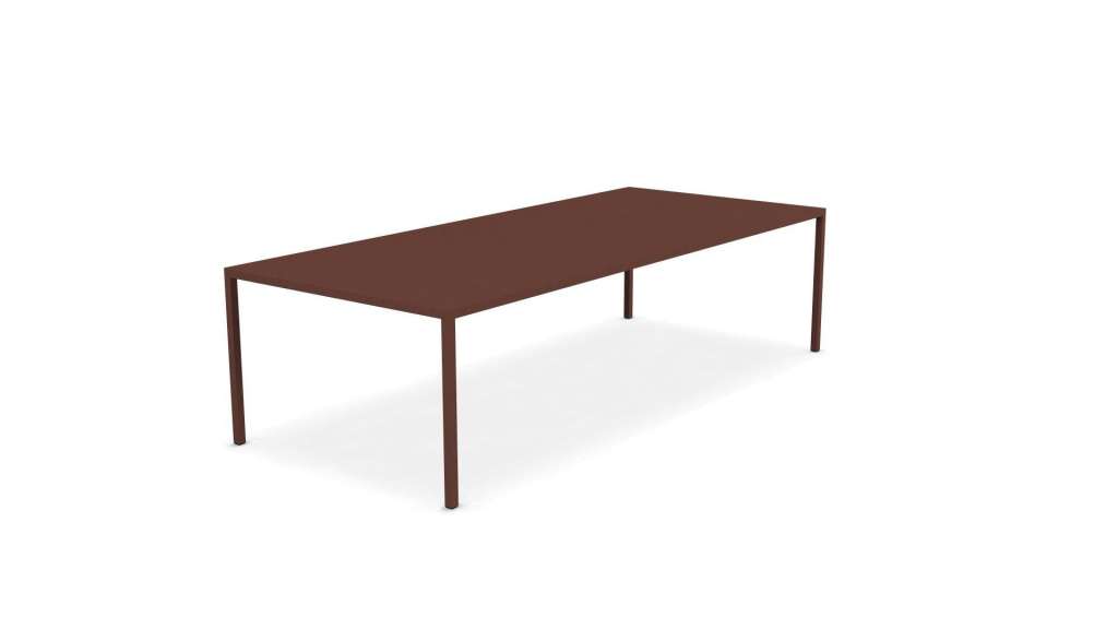 MDF Italia - Tenese Outdoor Tisch - matt corten - 120 x 180 cm - indoor