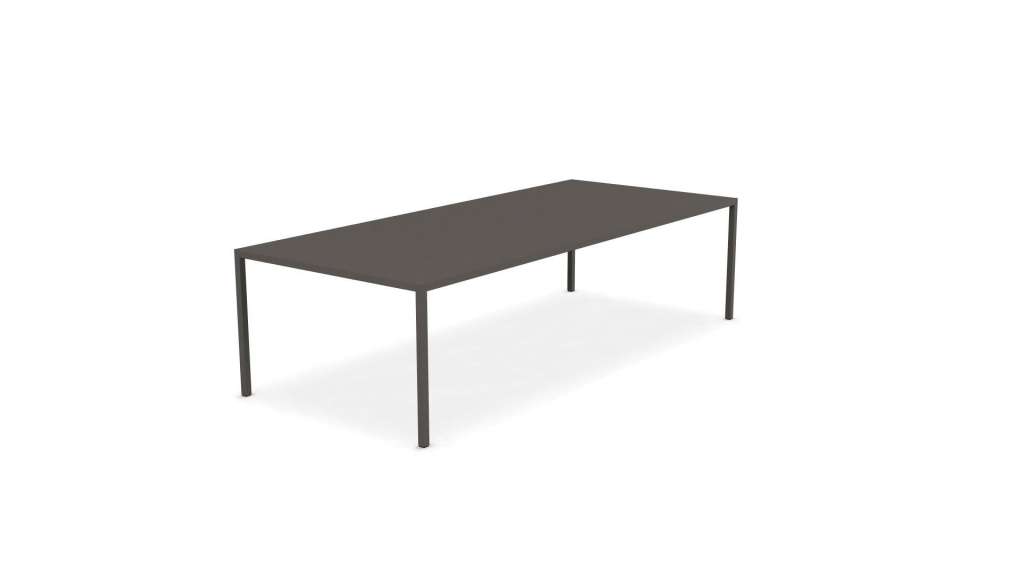 MDF Italia - Tenese Outdoor Tisch - matt zinn - 120 x 180 cm - indoor