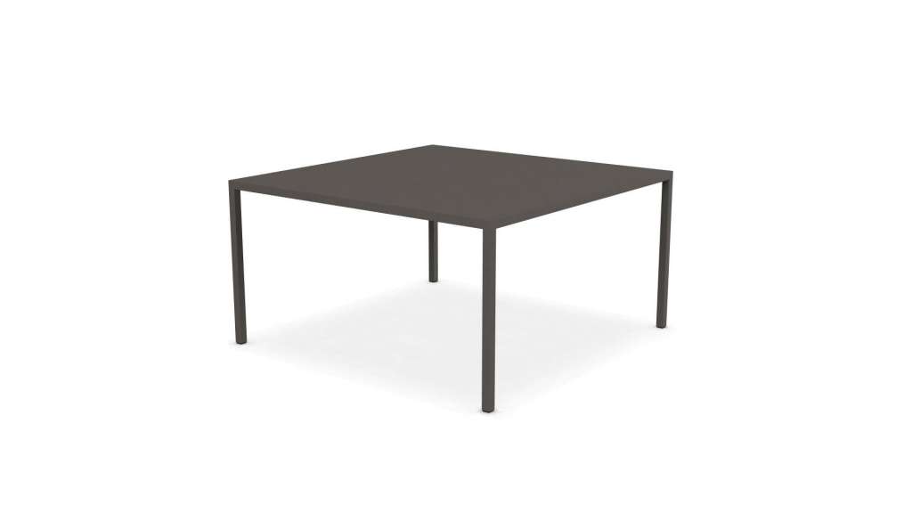 MDF Italia - Tenese Outdoor Tisch - matt zinn  - 140 x 140 cm - indoor
