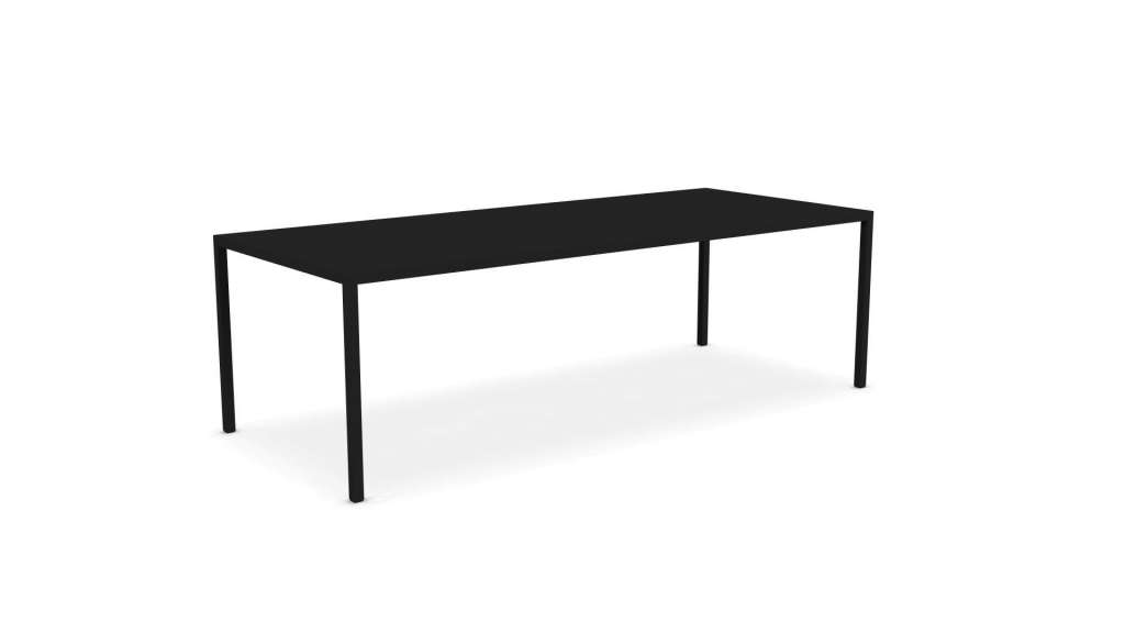 MDF Italia - Tenese Outdoor Tisch - matt eisenschwarz - 100 x 240 cm - indoor