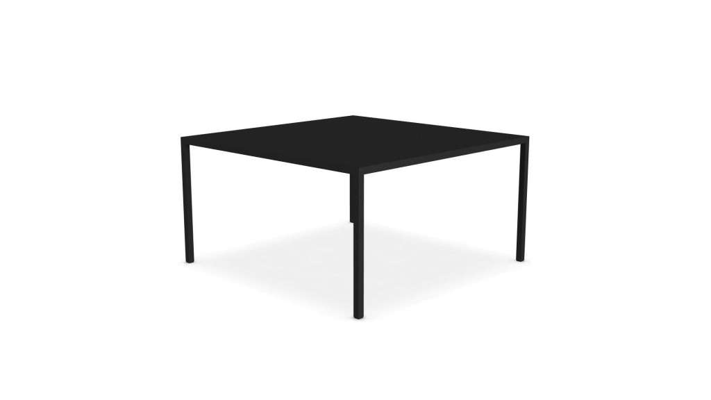 MDF Italia - Tenese Outdoor Tisch - matt eisenschwarz  - 140 x 140 cm - indoor