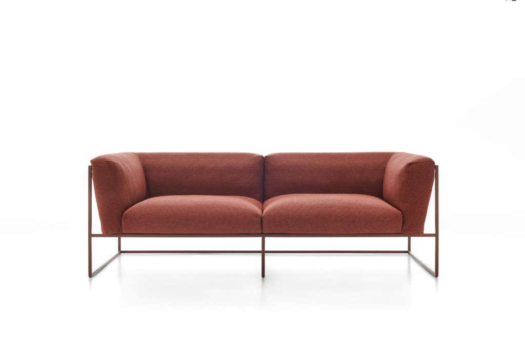 MDF Italia - Apra Sofa 3-Sitzer - dunkelorange - indoor