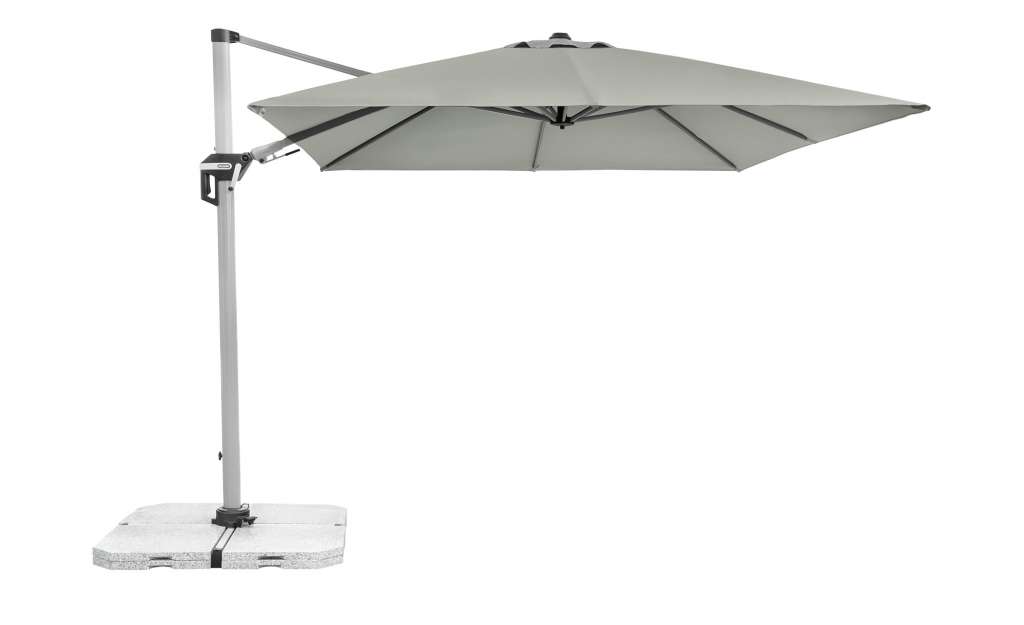 Pendelschirm  Active 350x260 cm ¦ grau Garten > Sonnenschutz > Ampelschirme - Höffner
