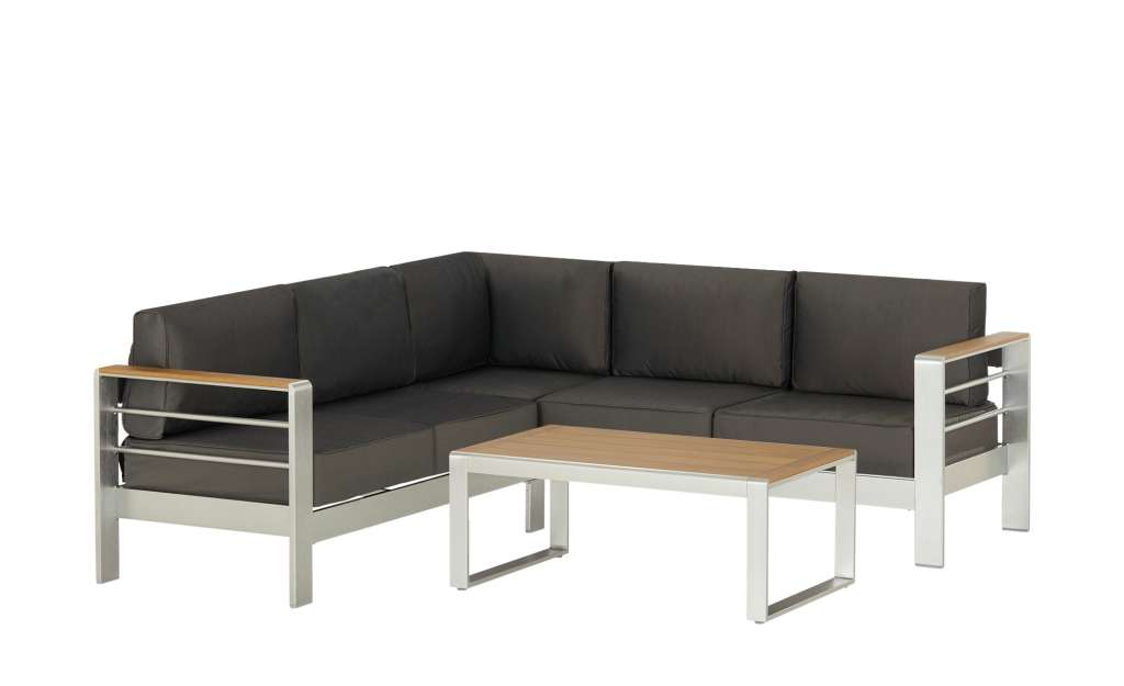 a casa mia Lounge-Ecke  New York ¦ grau Garten > Gartenmöbel nach Materialien > Metall-Gartenmöbel - Höffner