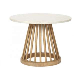 Tom Dixon - Fan Tisch - Eiche - natur - Marmor - indoor