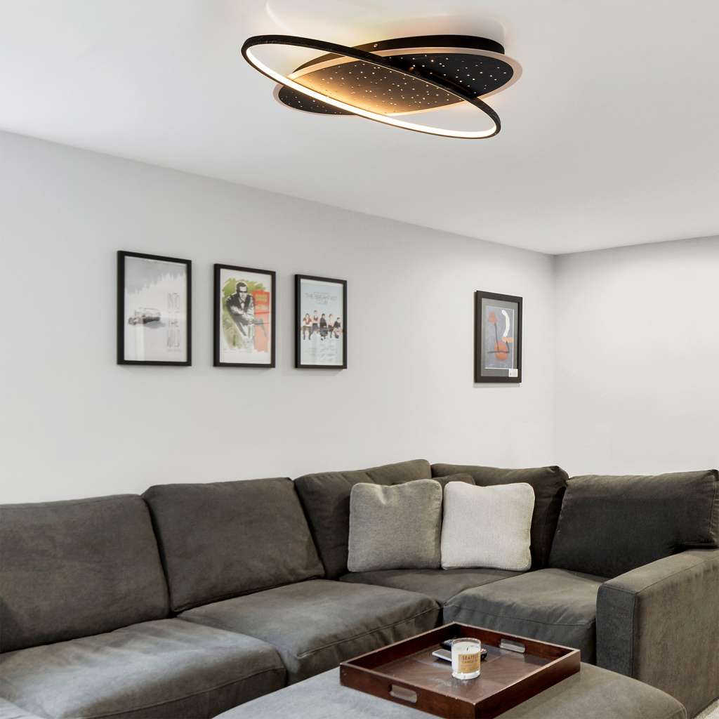 home24 LED-Deckenleuchte Vernay