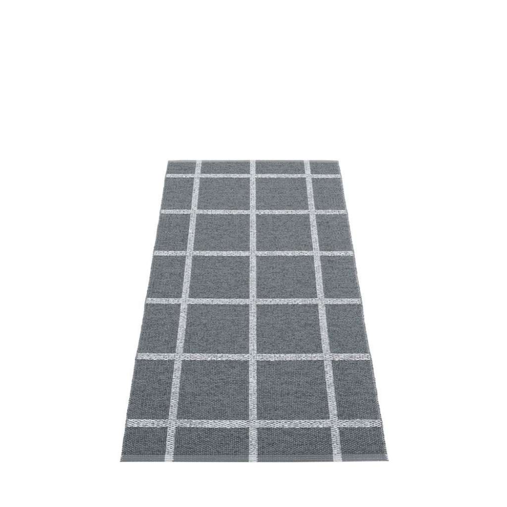 Pappelina - ADA Kunststoffteppich - granitgrau/metallisch steingrau - 70 x 150 cm - indoor