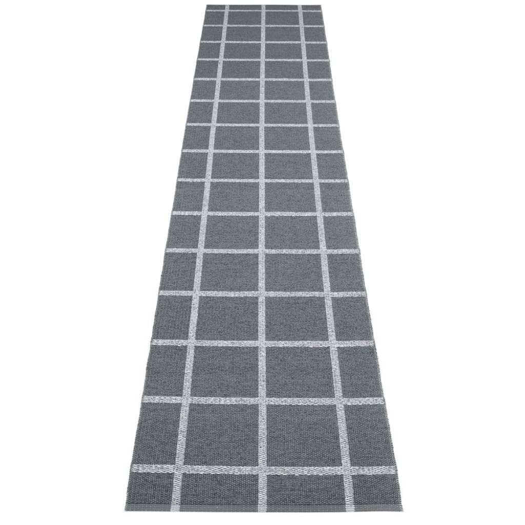 Pappelina - ADA Kunststoffteppich - granitgrau/metallisch steingrau - 70 x 375 cm - indoor