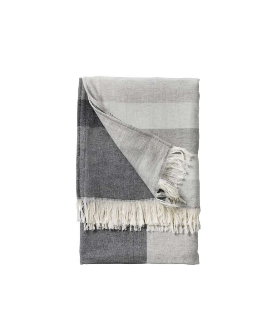 FDB Møbler - R32 Agger Plaid - grau - indoor