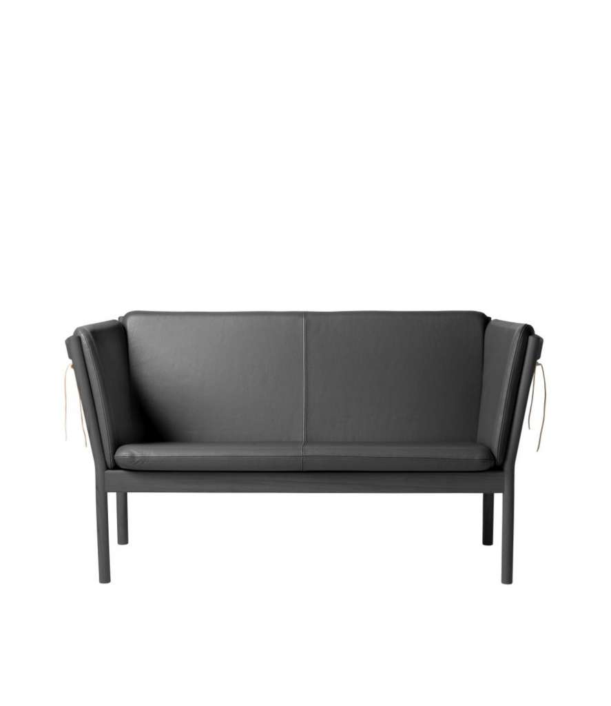 FDB Møbler - J148 Sofa - 2 Sitzer - Eiche schwarz - schwarz - indoor