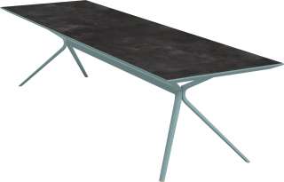 Fast - Moai Rectangular Beistelltisch mit Steinplatte - Tischplatte Stoneware Hazel - outdoor