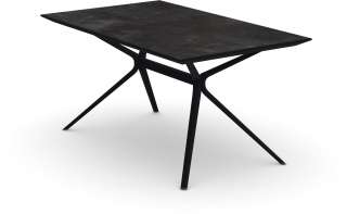 Fast - Moai Rectangular Beistelltisch mit Steinplatte - Tischplatte Stoneware Hazel - outdoor