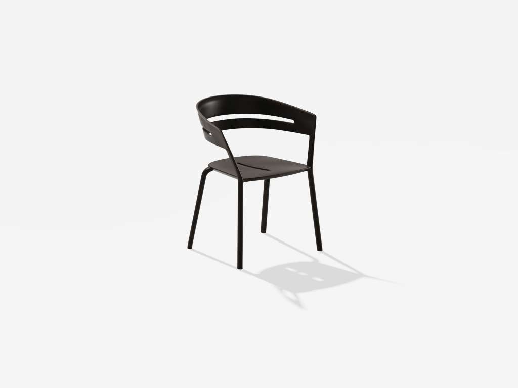 Fast - Ria Stuhl - schwarz - outdoor