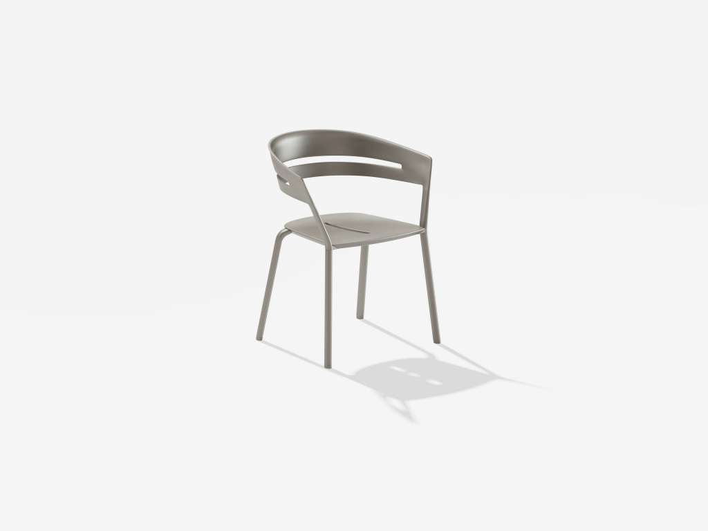 Fast - Ria Stuhl - iron grau - outdoor