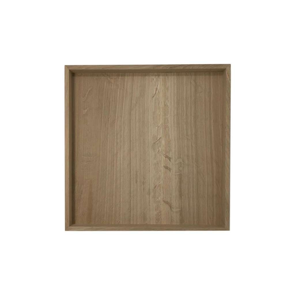 Raumgestalt - Tablett aus Eiche - natur - 23 x 23 - indoor