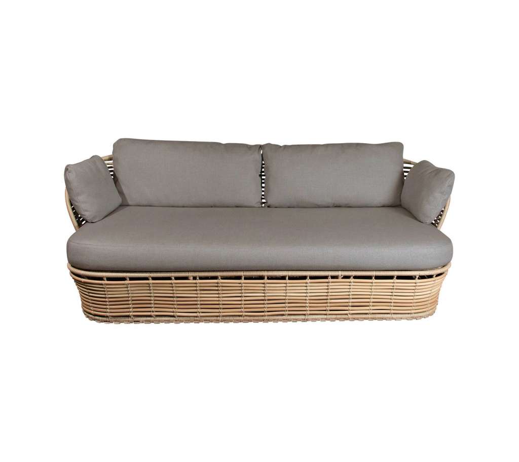 Cane-line Outdoor - Basket 2-sitzer Sofa inkl. Air Touch Kissen taupe - Natural - indoor