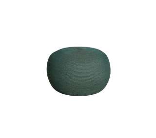 Cane-line Outdoor - Circle Hocker groß  - Dark green - indoor