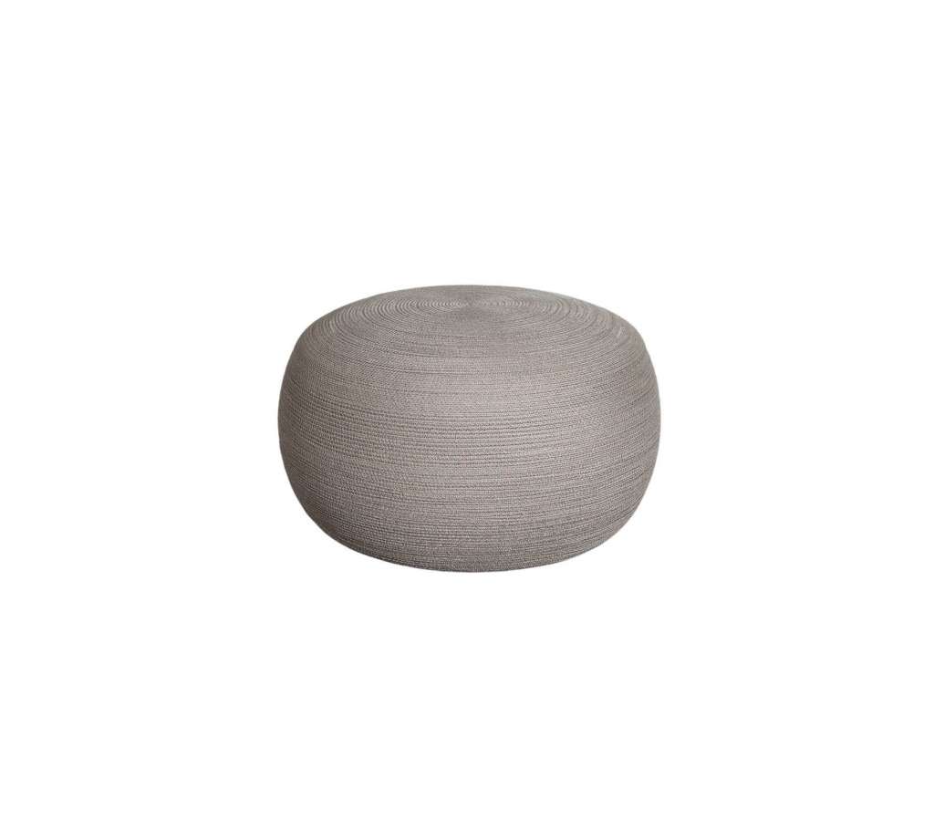 Cane-line Outdoor - Circle Hocker groß  - Taupe - indoor