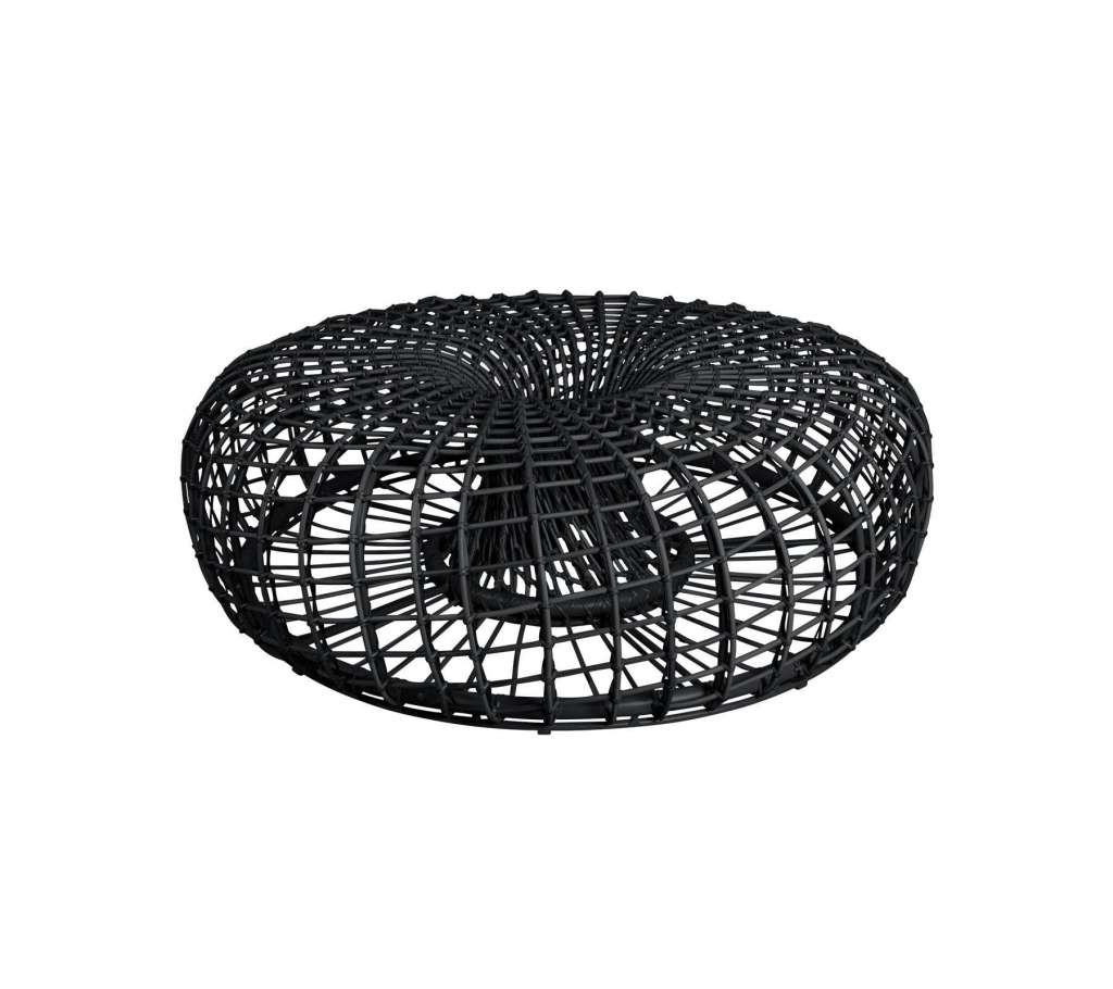 Cane-line Outdoor - Nest Hocker/Couchtisch groß - Lava grey - indoor