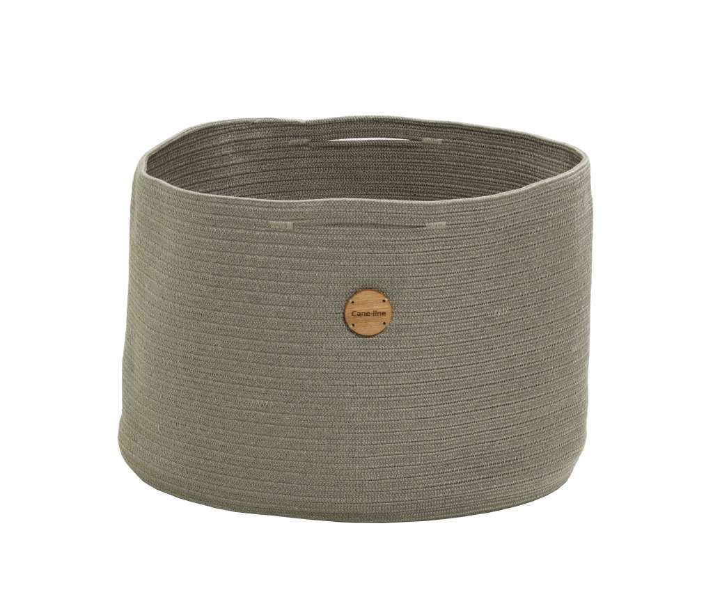 Cane-line Outdoor - Soft Rope Korb - groß - Taupe - indoor