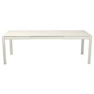 Fermob - Ribambelle Tisch mit 2 Einlegeplatte - Lehmgrau A5 - outdoor
