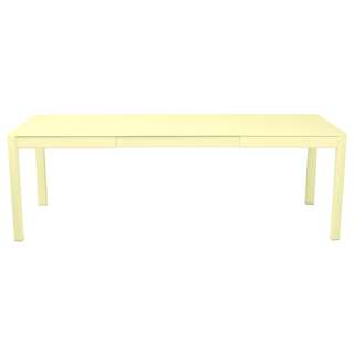 Fermob - Ribambelle Tisch mit 2 Einlegeplatte - Zitronensorbet A6 - outdoor