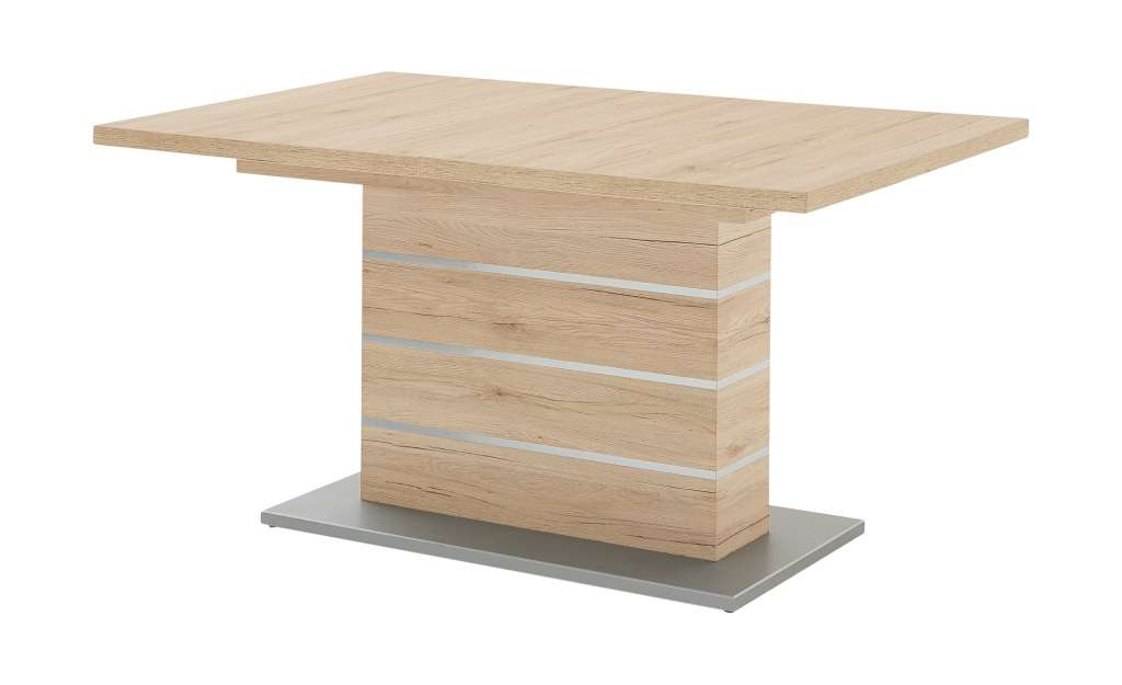 Säulentisch ausziehbar  Dekora ¦ holzfarben Tische > Esstische > Esstische ausziehbar - Höffner