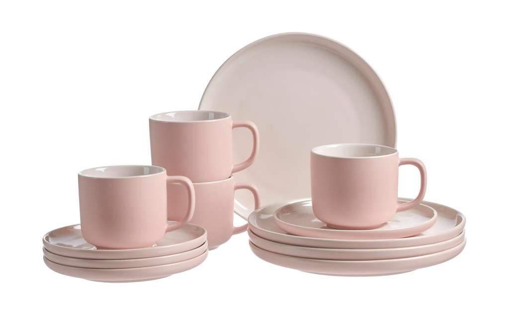 Ritzenhoff & Breker Kaffeeservice, 12-teilig  Jasper ¦ rosa/pink ¦ Steinzeug Geschirr > Geschirrsets > Kaffeeservice - Höffner