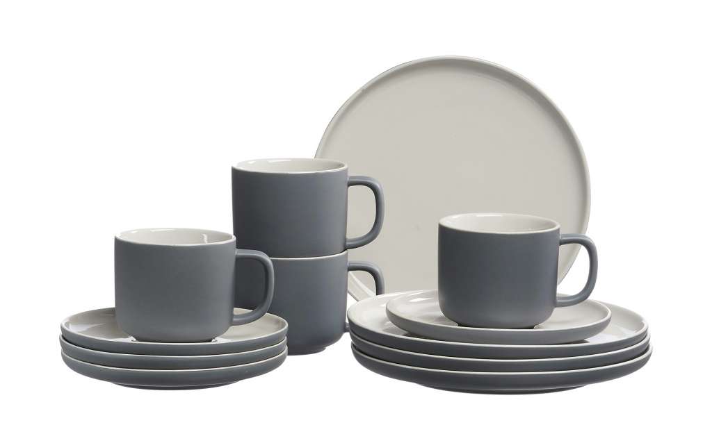 Ritzenhoff & Breker Kaffeeservice, 12-teilig  Jasper ¦ grau ¦ Steinzeug Geschirr > Geschirrsets > Kaffeeservice - Höffner